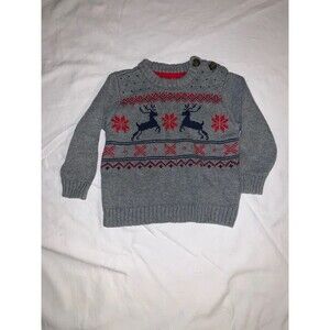 Boys Gray Sweater 6-9M